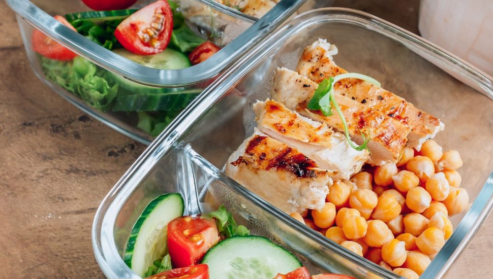 Preparo de refeições meal prep