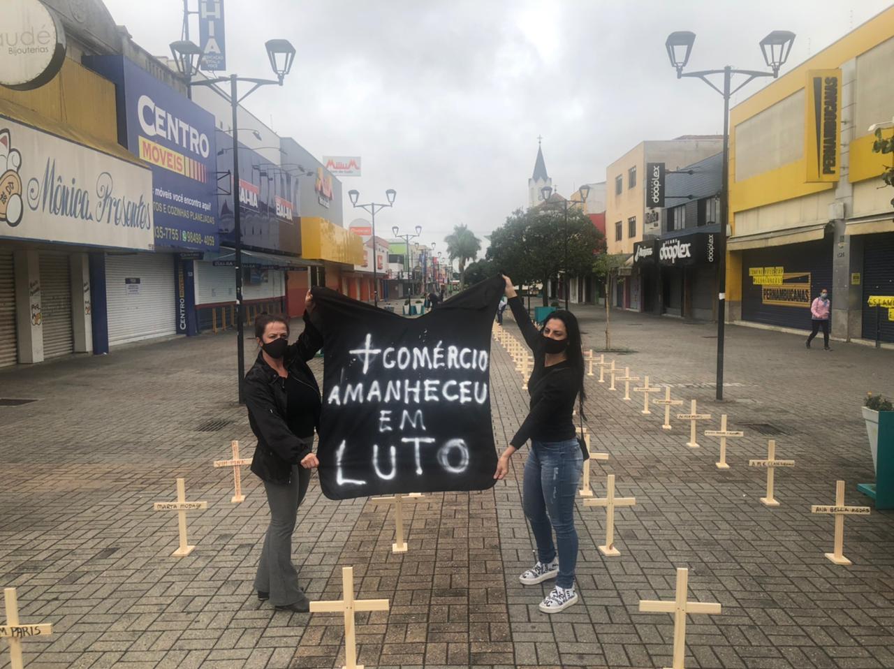 Protesto comerciantes SJP pandemia