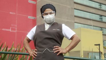 Marli representante do hospital Marcelino Champagnat