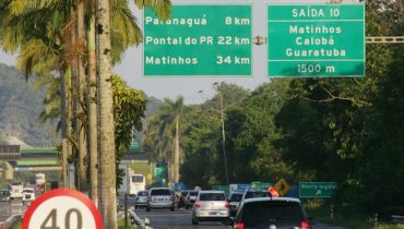 estrada litoral do Paraná