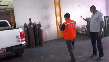 cilindros de oxigênio