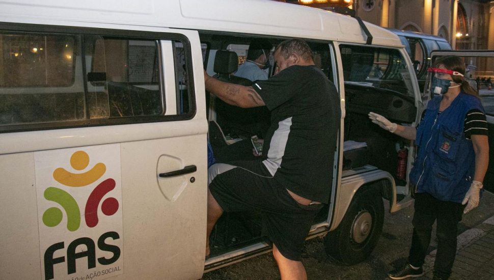 FAS quer proteger moradores de rua em vulnerabilidade na cidade de Curitiba