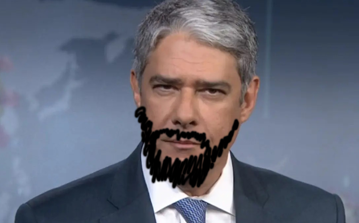 William Bonner de barba?