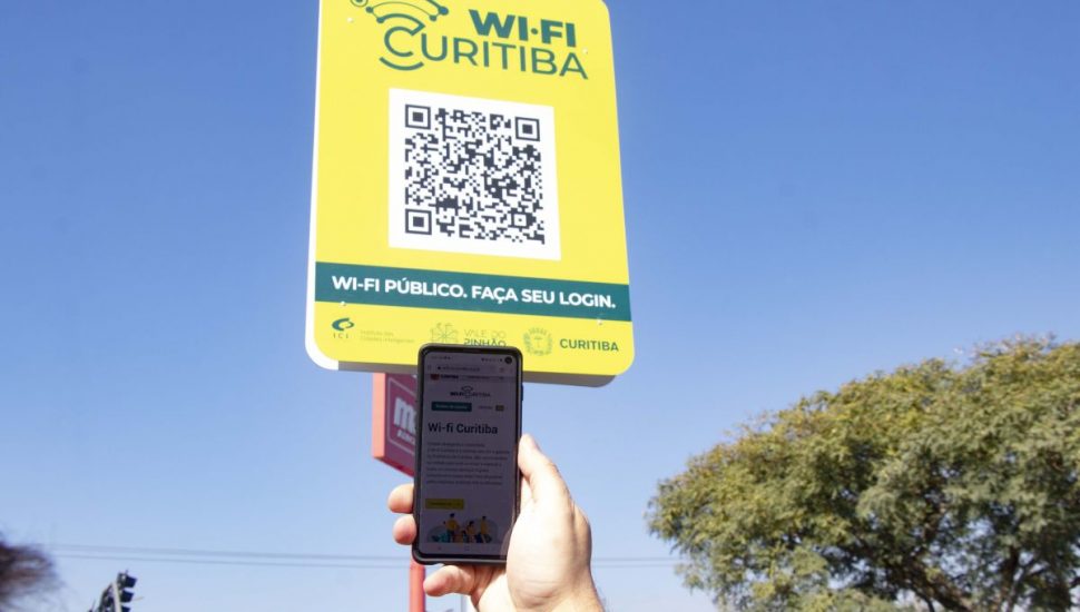 Wi-fi gratuito nas ruas de Curitiba