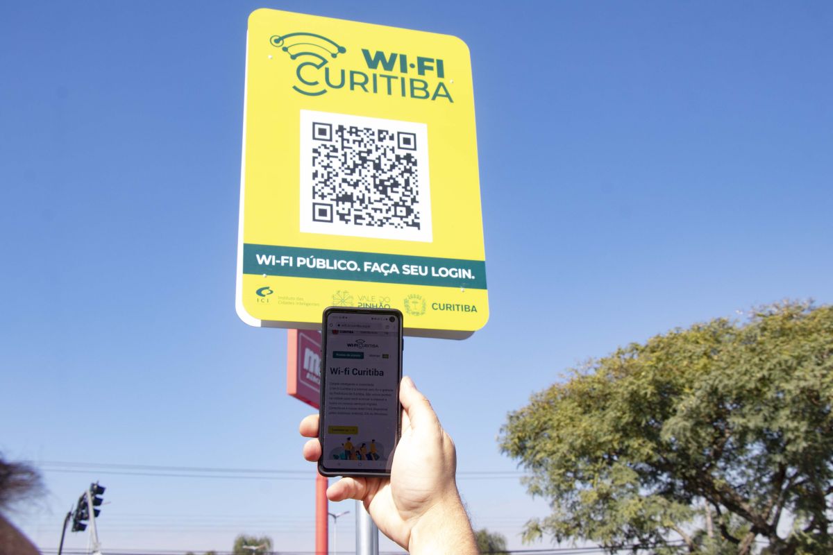 Wi-fi gratuito nas ruas de Curitiba