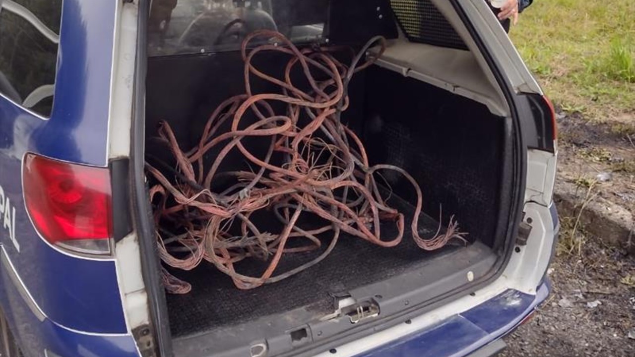 fios de cobre guarda municipal