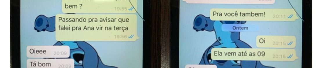 Capturas de tela mostram conversa entre testemunha e suspeito de ser o autor dos disparos contra Ana Paula Campestrini.