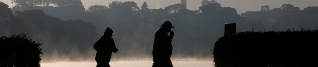 Frio intenso em Curitiba