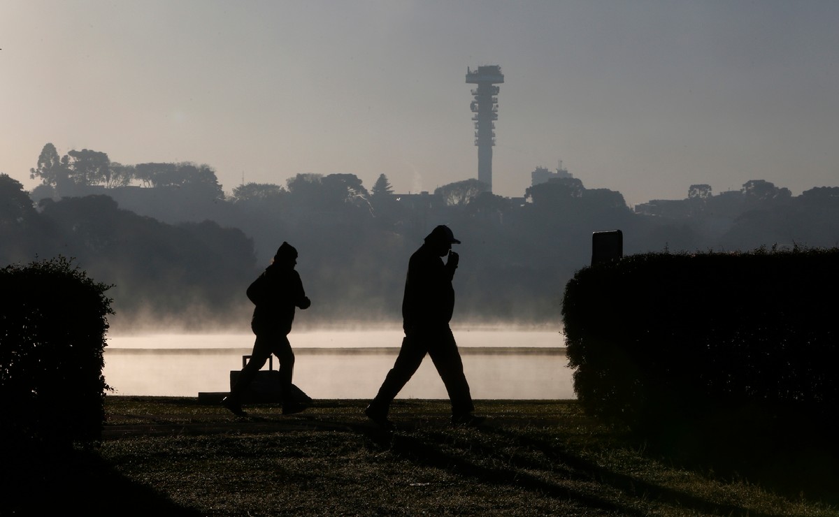 Frio intenso em Curitiba