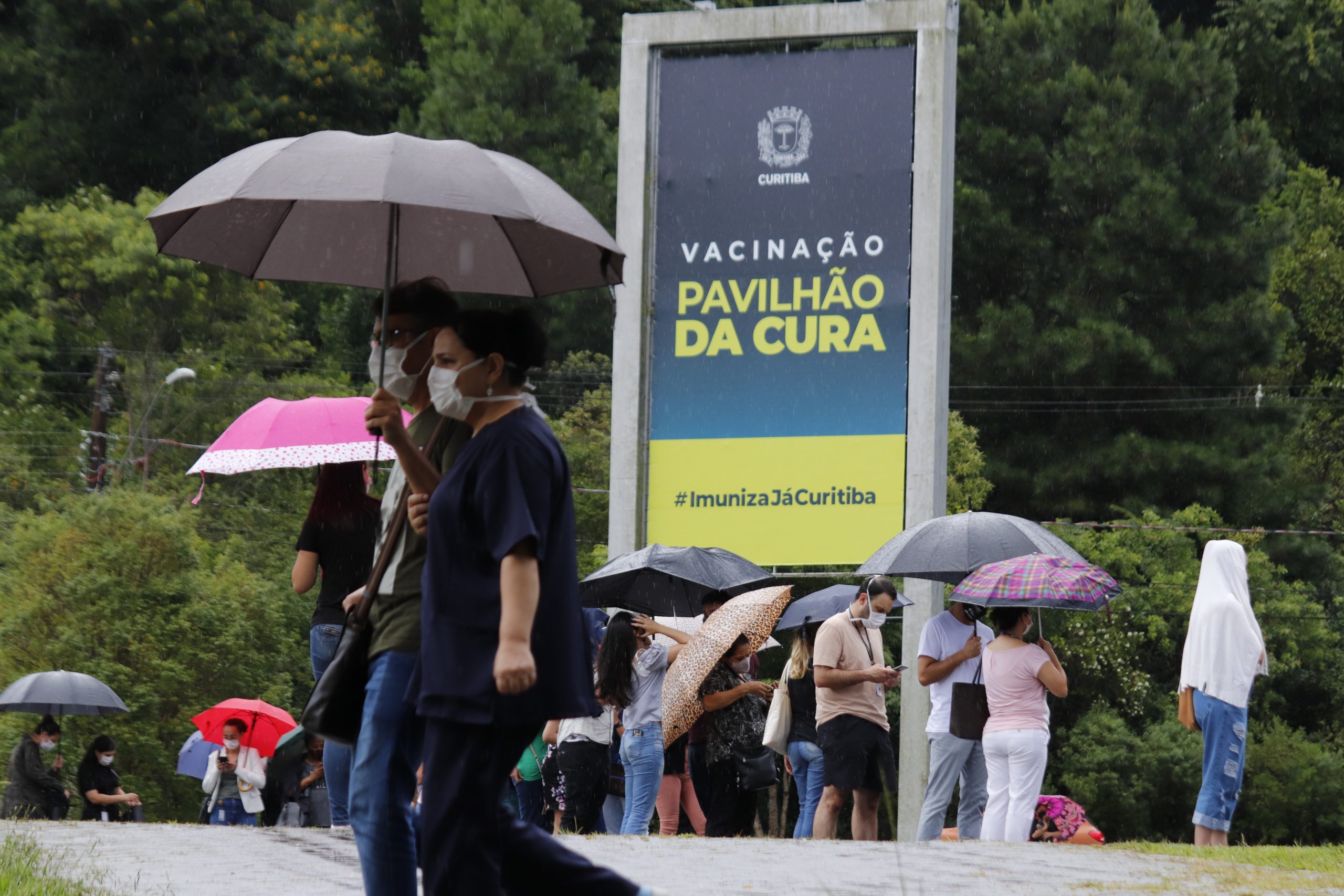 Vacinação acontece apenas no Parque Barigui, para grupos específicos