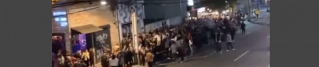 aglomeração em bares de Curitiba