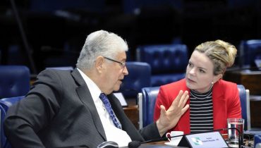 Roberto Requião e Gleisi Hoffmann