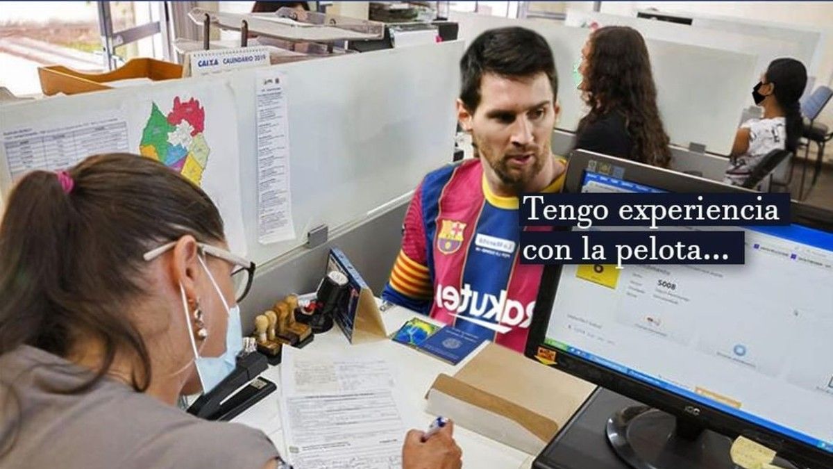 Messi na "fila" do emprego