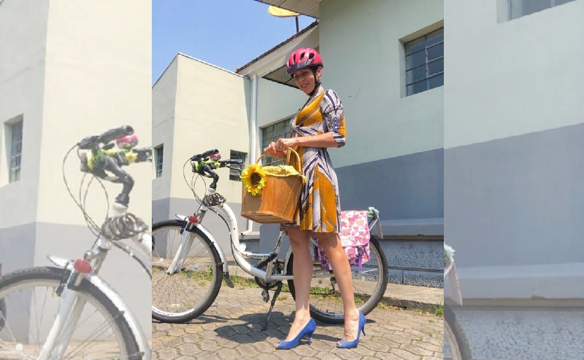 ciclista Vivi Fernandes influencer de curitiba