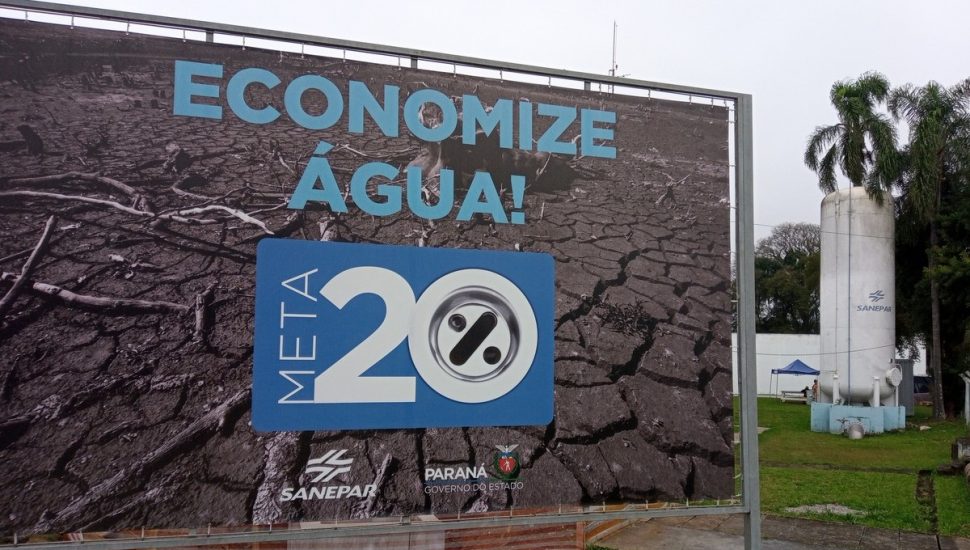 falta de água em curitiba