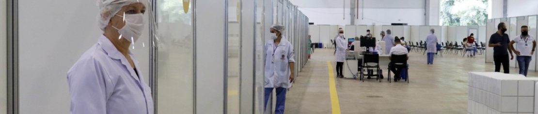 Curitiba desativa o pavilhão da cura após 400 mil doses aplicadas.