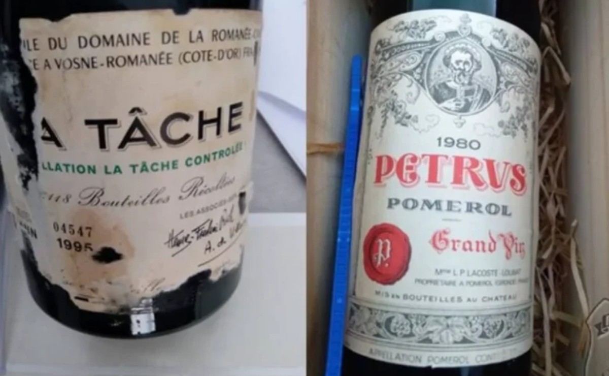 Juntos, vinhos do cofre adega do Itamaraty somam R$ 57 mil.