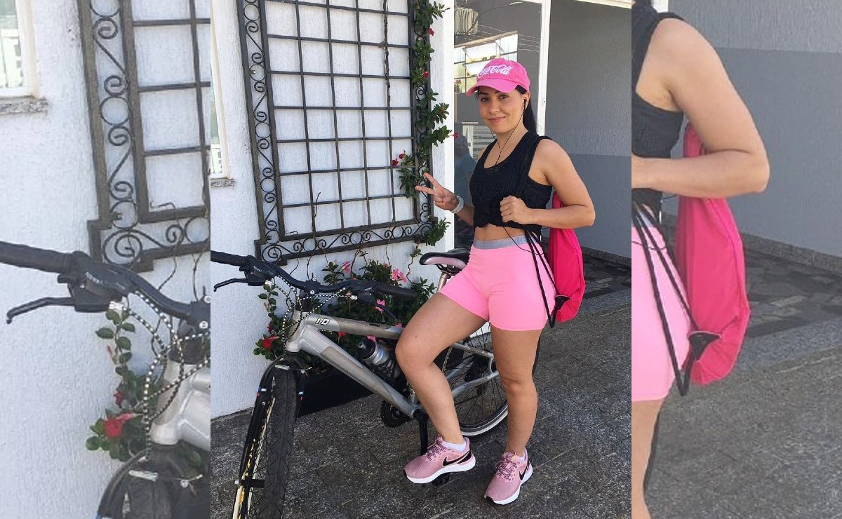 Pelas redes sociais, Andressa Lustosa reclamou que a bicicleta furtada fará falta.