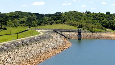 Represa de Piraquara, na região metropolitana de Curitiba, estava com nível de 66% neste sábado, segundo a Sanepar.