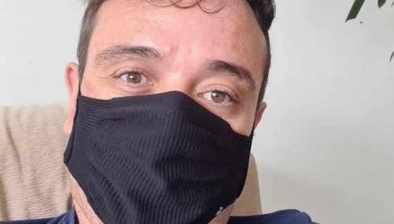 Ex-vereador Cristiano Santos passou dias na UTI em tratamento contra covid-19.