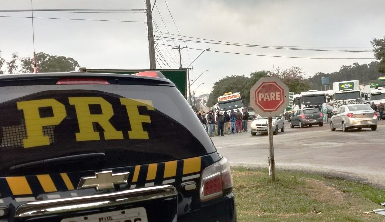 Greve dos caminhoneiros