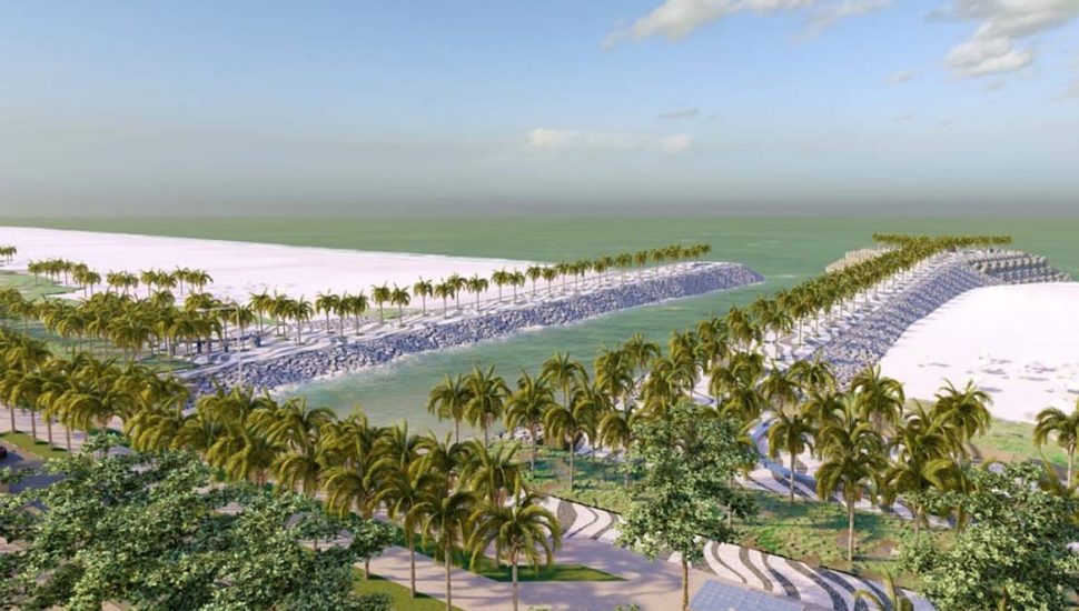 Imagem projeta como deve ficar a Orla de Marinhos após a tão falada revitalização.