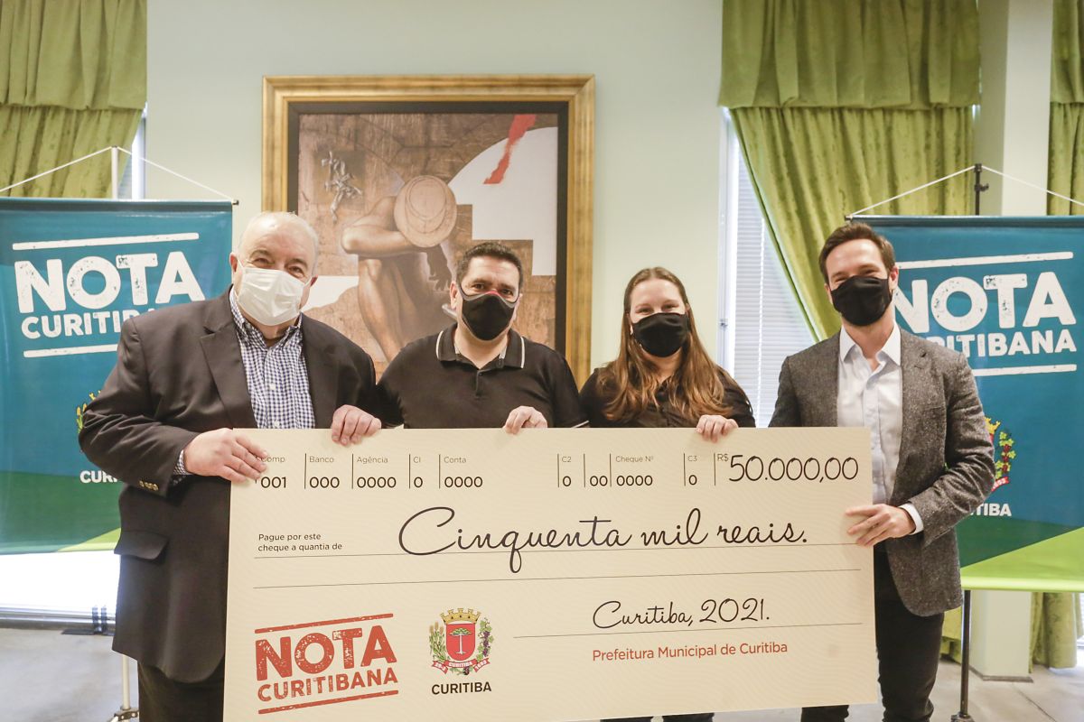 Prêmio de R$ 50 mil do Nota Curitibana