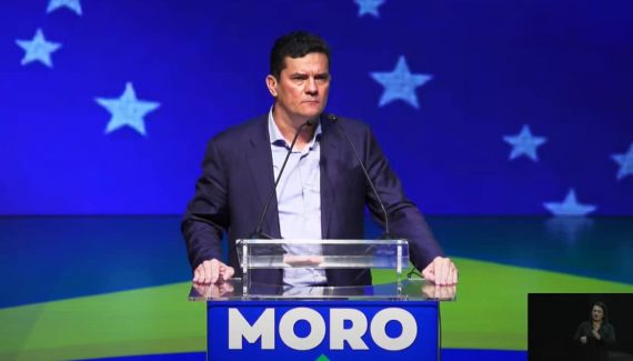 Sérgio Moro filia-se ao Podemos. Ideia do partido é que o ex-juiz da Lava Jato seja candidato à presidência em 2022.