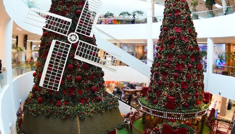 Moinho do Papai Noel no Palladium. 