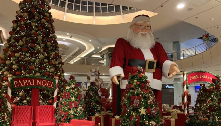 Piano interativo no ParkShoppingBarigüi .