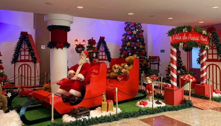 Vila do Papai Noel no Jardim das Américas. 