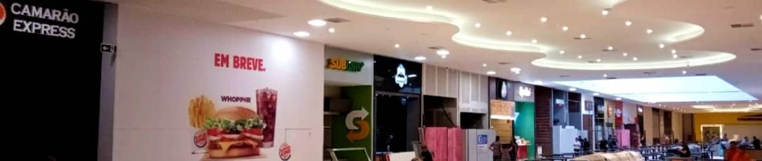 Praça de alimentação terá mais de 50 opções, entre restaurantes, fast food e quiosques.