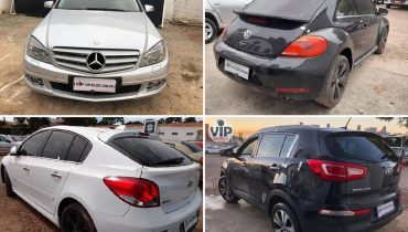 Leilão tem várias oportunidades de compra de carros e motos.