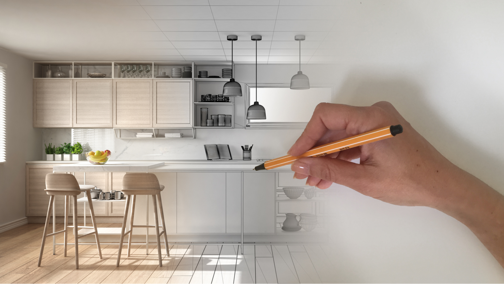 A cozinha é um dos principais cômodos de uma casa. | Fonte: Shutterstock