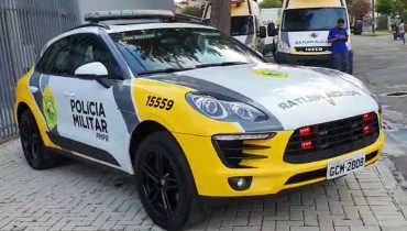 Porsche Macan foi apreendido em uma operação policial e agora será utilizado pela corporação.