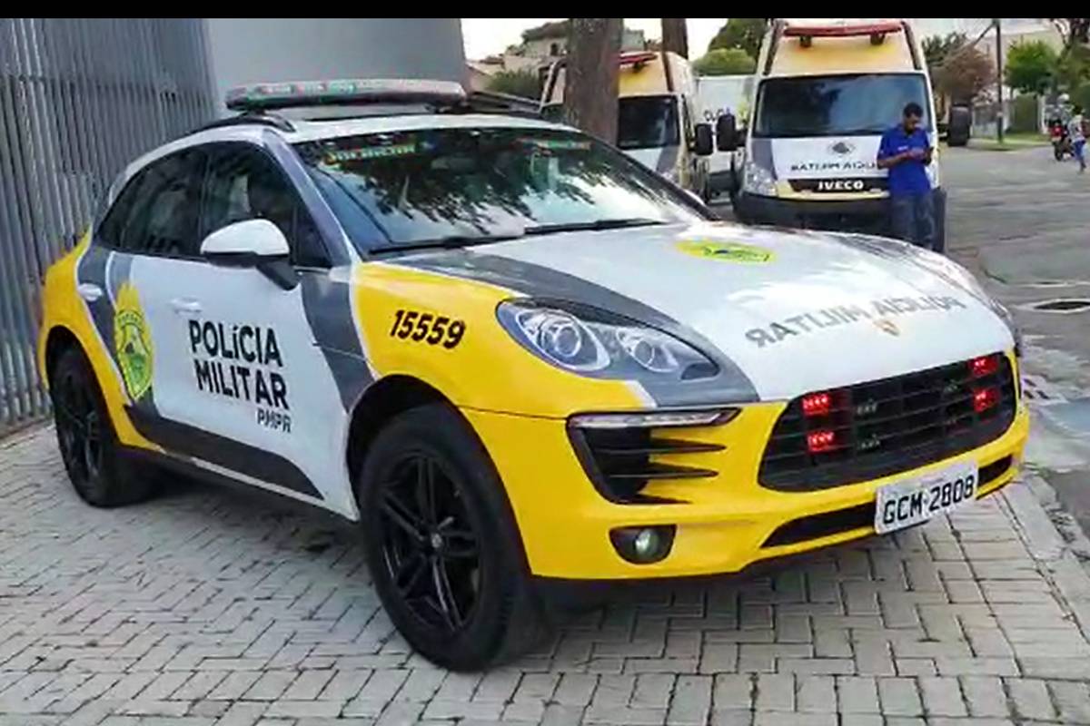 Porsche Macan foi apreendido em uma operação policial e agora será utilizado pela corporação.