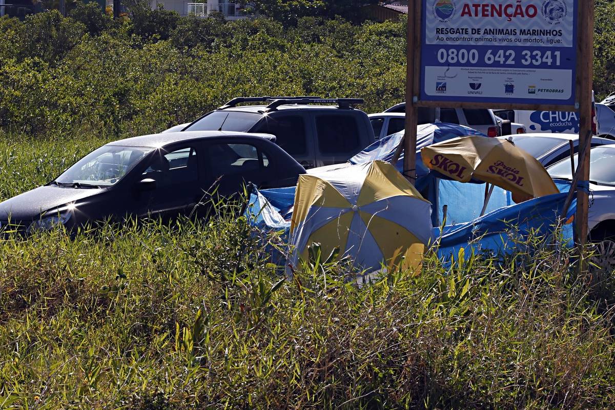 Calor em Guaratuba chegou perto dos 30ºC neste sábado, quando o bebê foi abandonado no carro.