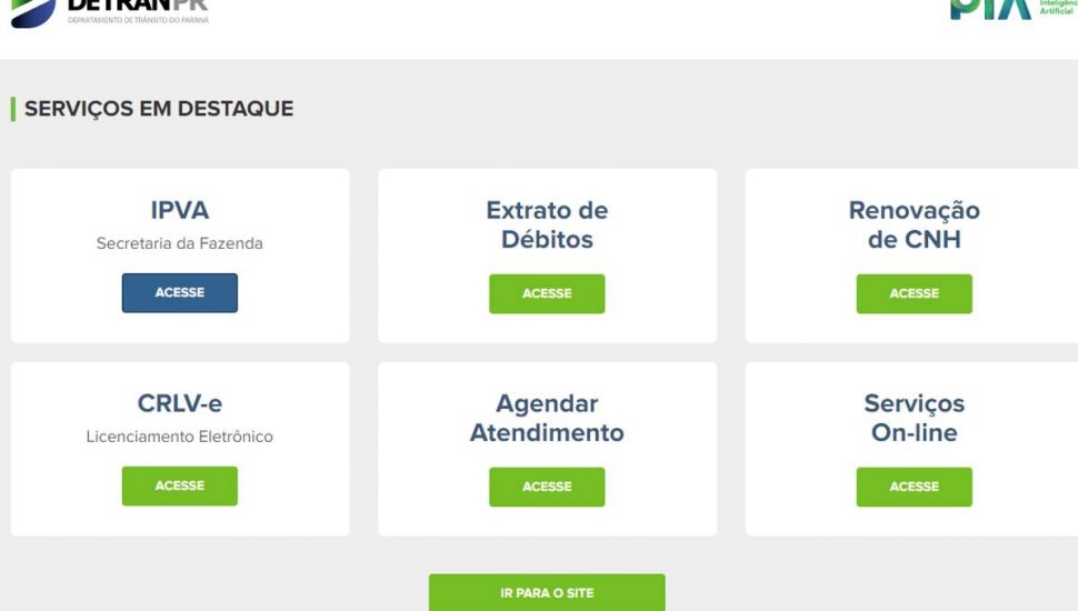 Veja o passo a passo para pagar o IPVA 2022 no Paraná.