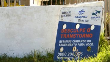 Falha afeta o abastecimento em Curitiba e mais cidades da RMC.