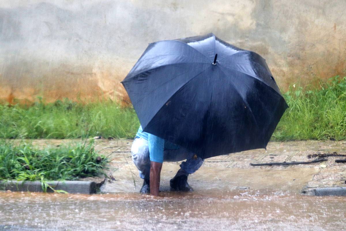 Chuvarada tomou conta de janeiro, pelo menos na região de Curitiba.
