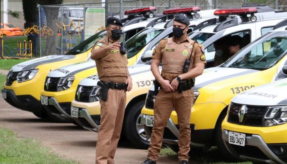 Mais polícia nas ruas de Curitiba