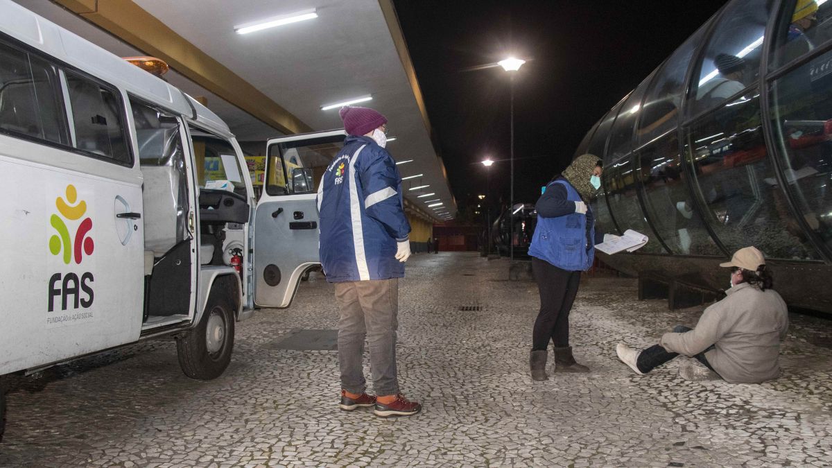 Foto moradores de rua fas Curitiba