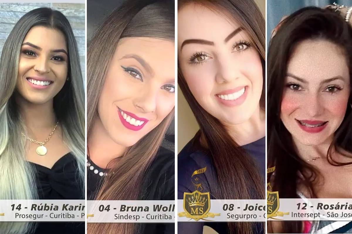 Representantes de Curitiba e de São José dos Pinhais foram escolhidas entre 108 candidatas do Miss Segurança.