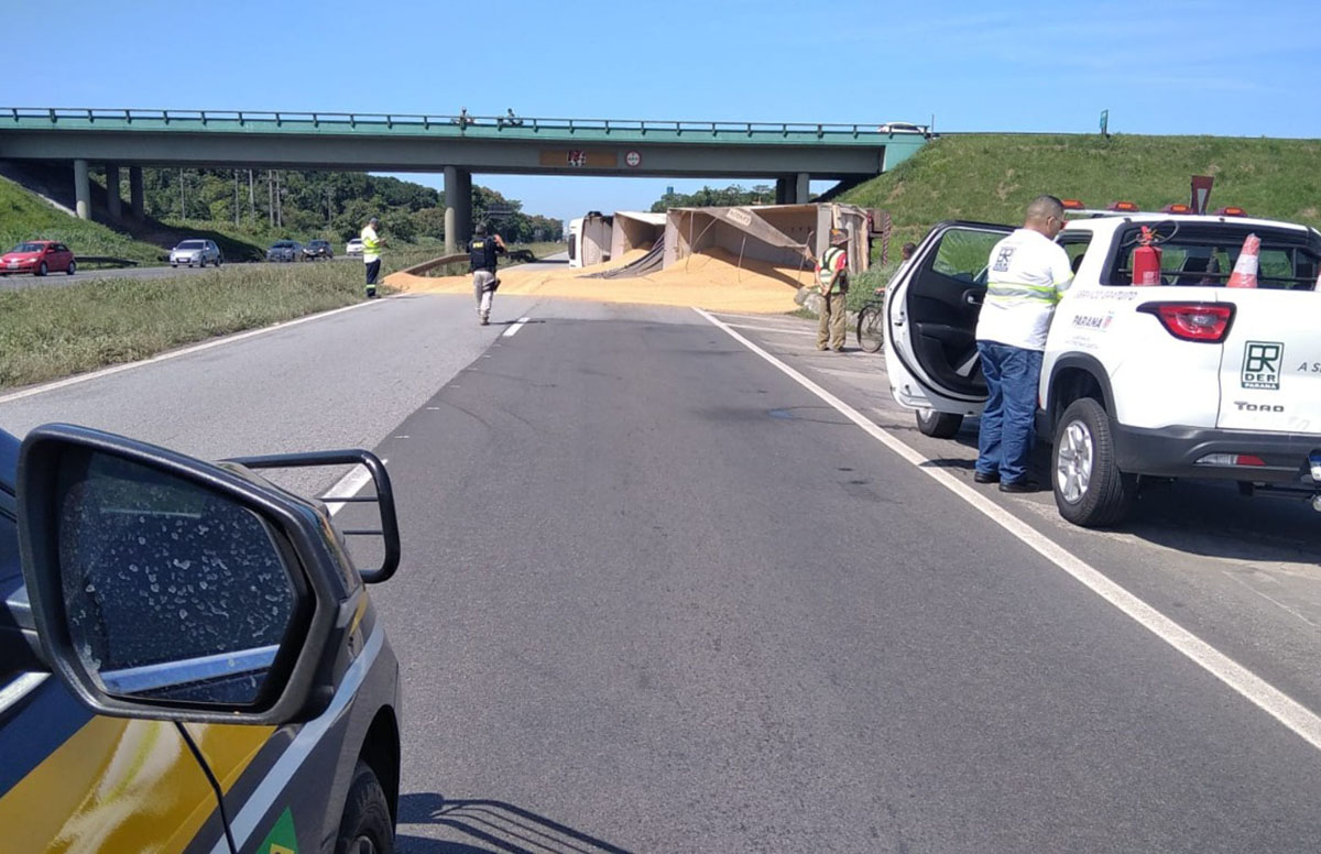 br 277 soja caminhão