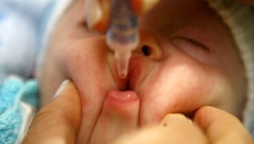 Gotinhas contra a poliomielite.