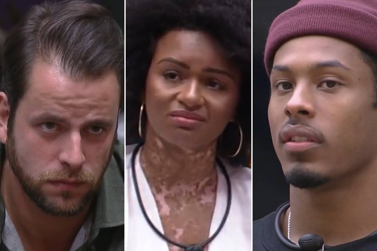 Quem sai? Gustavo, Natalia e Paulo André estão no paredão do BBB 22.