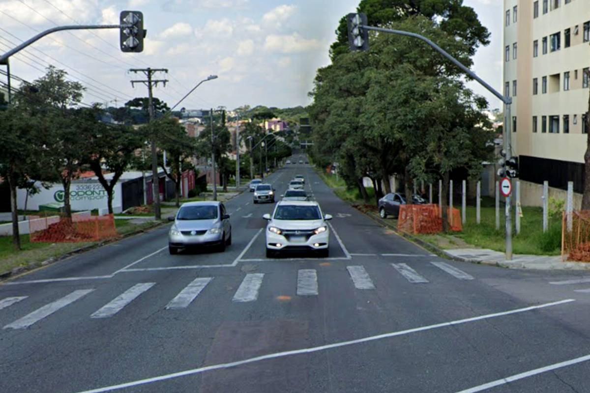 Um dos novos radares fica na Rua João Gbur, no cruzamento com a Fernando de Noronha.