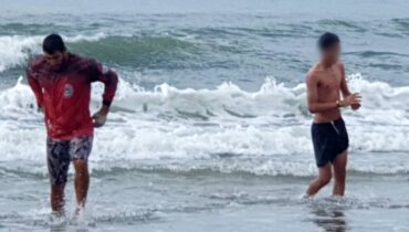 Salvamento deu o que falar no litoral paranense.