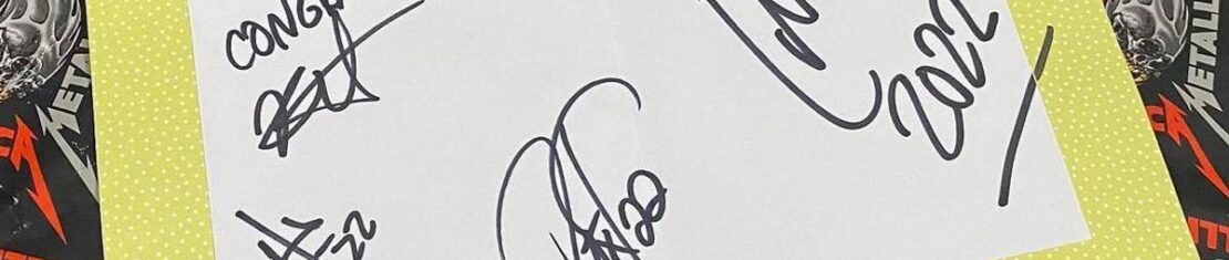 Família foi surpreendida com um presente da banda Metallica.