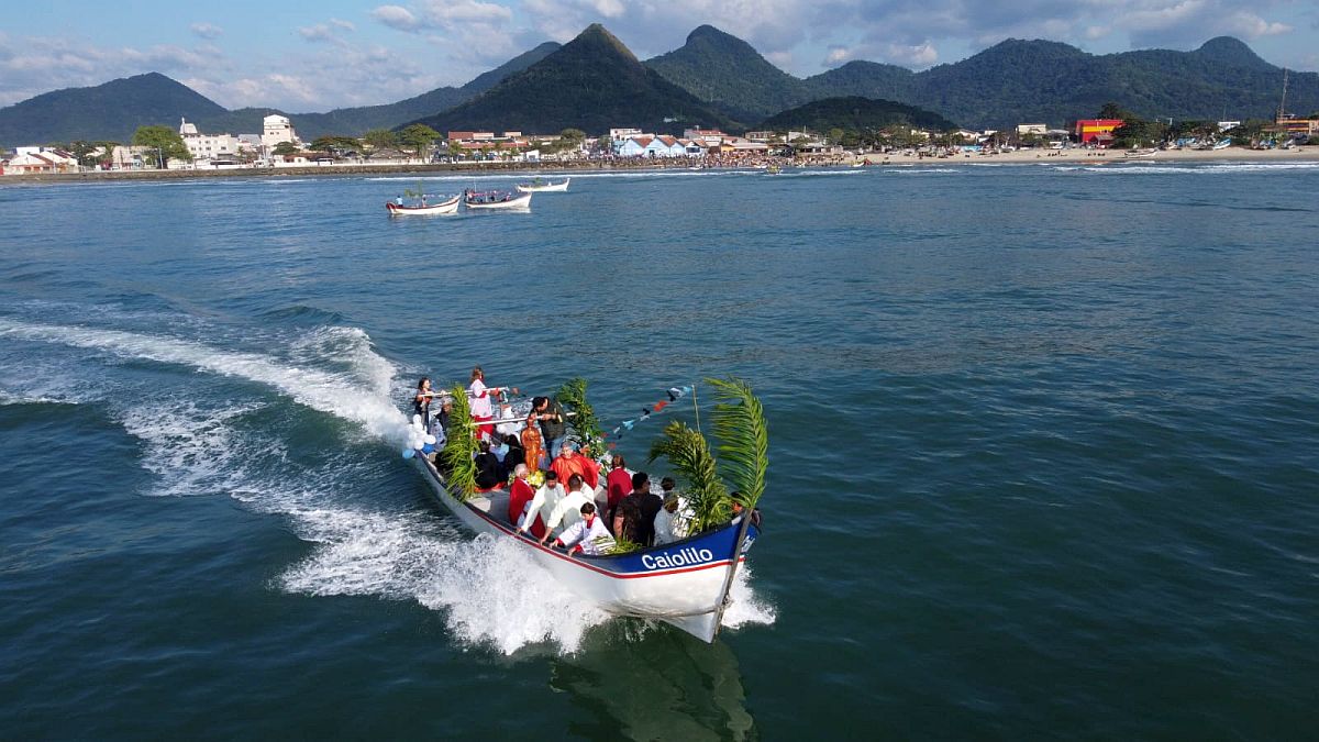 Procissão de São Pedro em Matinhos